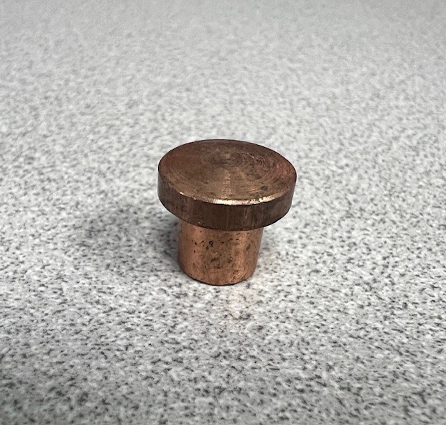 BUTTON ELECTRODE RWMA C18200 PART# 010-1143