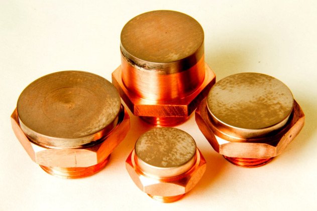 Copper Alloy GH Heads faced with copper tungsten